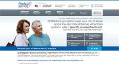 Desktop Screenshot of pradaxa.com